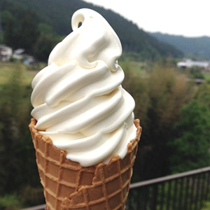 『道の駅さとみ　ソフトクリーム』の画像